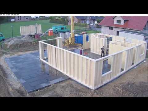 Holzrahmenbau Zeitraffer - Hubert Sieberichs GmbH