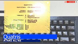 Atari XL/XE -=Quatris=-