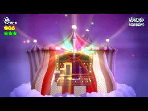 Super Mario 3D World (Switch) 11-1 Speedrun - Time: 27 (Former WR)