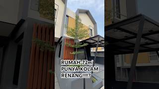Rumah Dilahan 72m' Bisa Punya Kolam Renang Nih😍