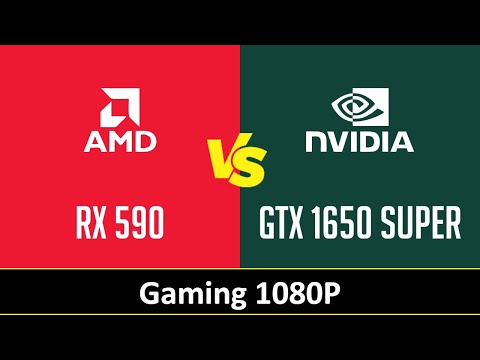 AMD Radeon RX 590 vs nVidia GeForce GTX 1650 Super - Gaming 1080P (Ryzen 9 5950X)