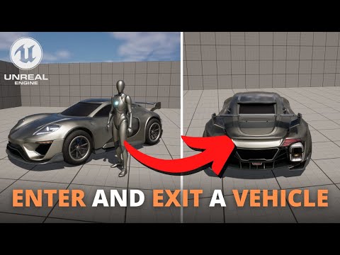 How to Enter and Exit a Vehicle in Unreal Engine 5 - Car Interaction