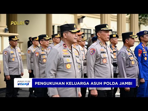 KAPOLDA PIMPIN APEL PENGUKUHAN KELUARGA ASUH POLDA JAMBI BAGIAN PENGAWASAN BAGI SELURUH PERSONEL