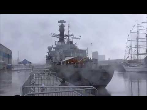 HMS Northumberland, Belfast Pollock dock