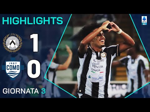 Video highlights della Udinese vs Como (1 a 0) - Giornata 3 - Fantacalcio e fantamedie