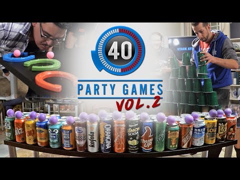 The 40 Greatest Party Games (Minute to Win It Games & More!)[Part 2]