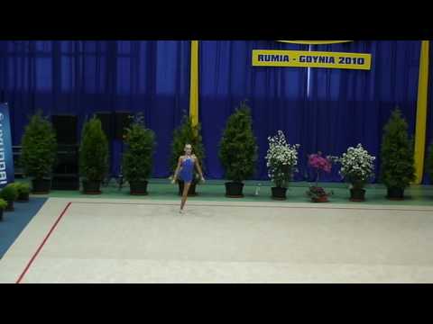 Oktawia Starosta (junior) maczugi. Baltic Cup Rumia 2010