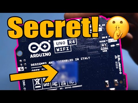 Arduino R4 hidden easter egg!