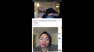 Reaction to Daina - All Night