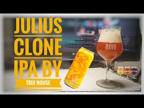 Julius Clone - American IPA - Grain To Glass - Brew day + Water  - Tree House Brewery - Home brew