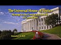 Message Of The Universal House Of Justice December 31 2025