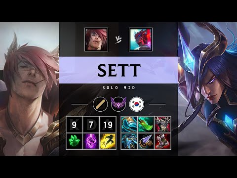 Sett Mid vs Yone: Godlike - KR Master Patch 14.19