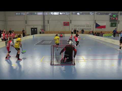 FATPIPE Tigers Start98 Kunratice - Florbalová akademie MB - bílé (4:2) 2. půlka