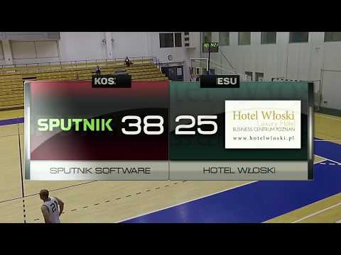 Sputnik Software vs Hotel Włoski - X kolejka - Poznań - Koszykarska Liga Biznesu