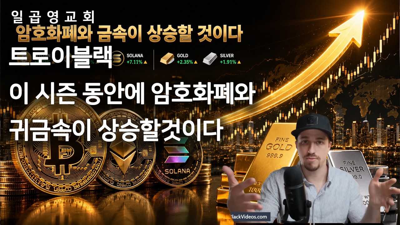 트로이블랙  이 시즌 동안에 암호화폐와 귀금속이 상승할것이다 4월 24일 2026년
