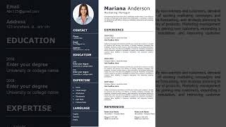 Download lagu Simple and Modern CV Template | Create CV For Free mp3