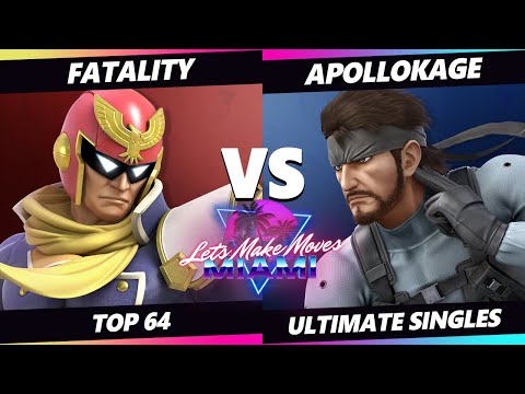 Let's Make Moves Miami - Fatality (Captain Falcon) Vs. ApolloKage (Snake) SSBU Ultimate Tournament