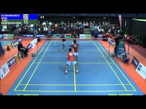 Austrian Open 2015 - SF | MD F. ALFIAN/M. R. ARDIANTO (INA) [8] VS M. DIERICKX/F. GOLINSKI (BEL) [2]