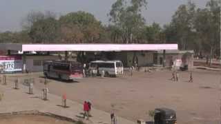 preview picture of video 'Khajuraho bus stand in India'