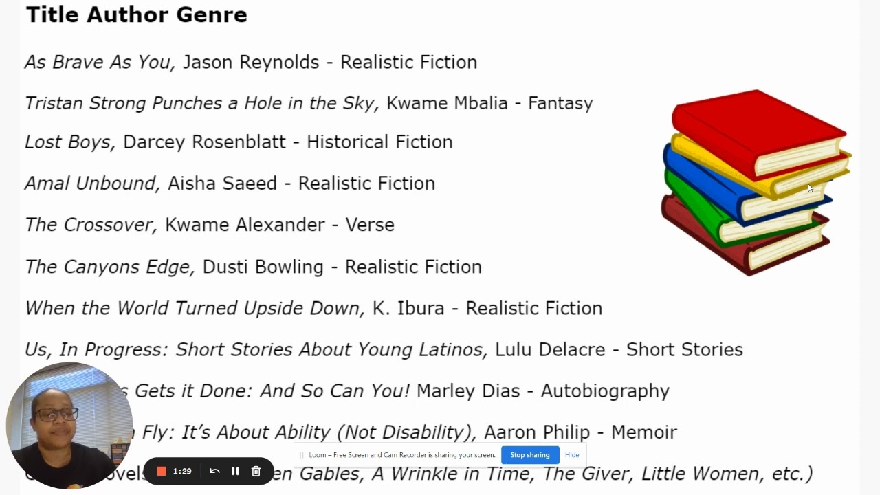 6th Grade Summer Reading