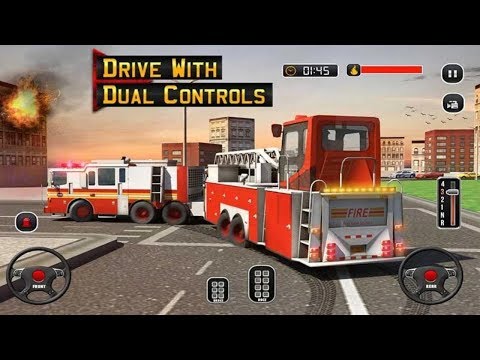 Fire Truck Driving School: 911 Emergency Response Android Gameplay