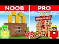 NOOB Vs PRO MODERN MCDONALDS HOUSE BUILD CHALLENGE In Minecraft