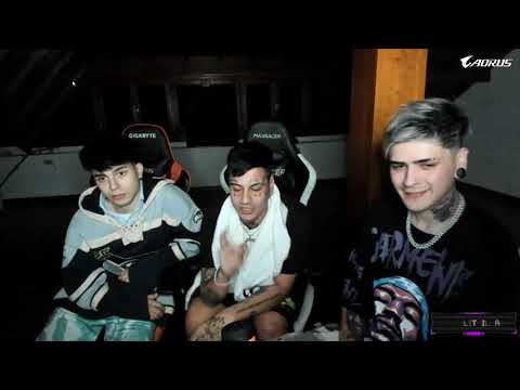 DUKI, LIT KILLAH y RUSHER KING improvisando en directo