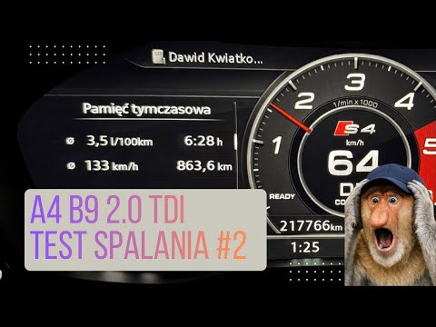 Audi A4/A5/Q5 B9 2.0 TDI DETA - Combustion test 2