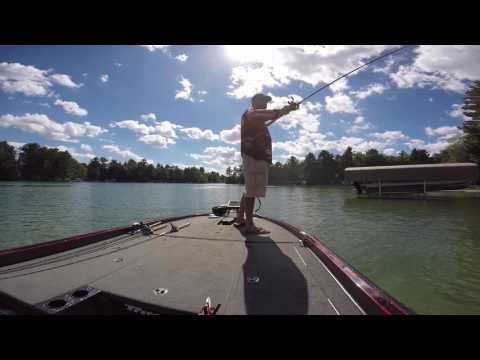 Luke Clausen Catches Bass on a Finesse Jig