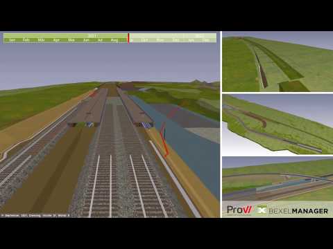 BEXEL Manager - ProVI Infrastructure - 4D Construction Simulation