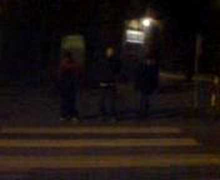 Przejscie na swiatłach w Unisławiu