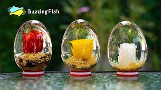 🌹 Make 3 Epoxy Resin Rose Eggs Amazing Home Decor | Resin Art 🌹