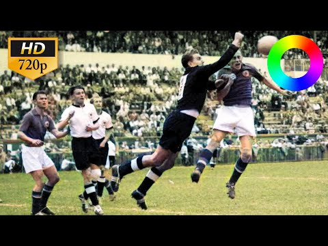 West Germany - Hungary WORLD CUP 1954 final | AI colourized 60 fps |