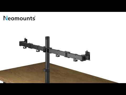 Neomounts FPMA-D550D4BLACK vierfach Monitor Tischhalterung video preview