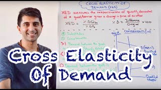 Y1 13) Cross Elasticity of Demand (XED)