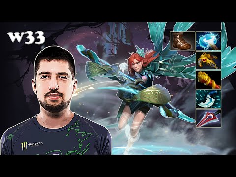 w33 - Windranger Midlane vs Abed Pangolier | Dota 2 7.31d Gameplay