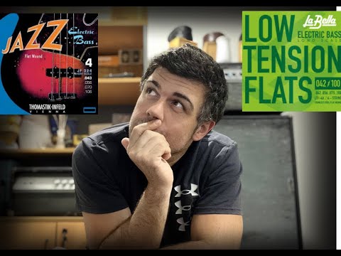 BASS STRINGS COMPARISON - LA BELLA VS THOMASTIK  - Andy's Vintage Guitars
