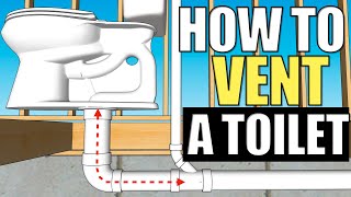 How To Vent Plumb a Toilet Mp4 3GP & Mp3
