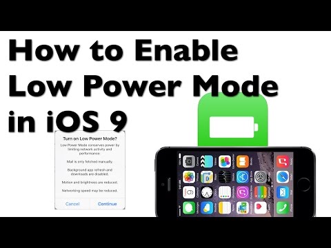 How to Enable Low Power Mode for iPhone iOS 9 and Extend Your Battery Life