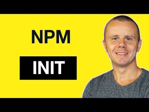 03 NPM package json and npm init how to properly initialize new project
