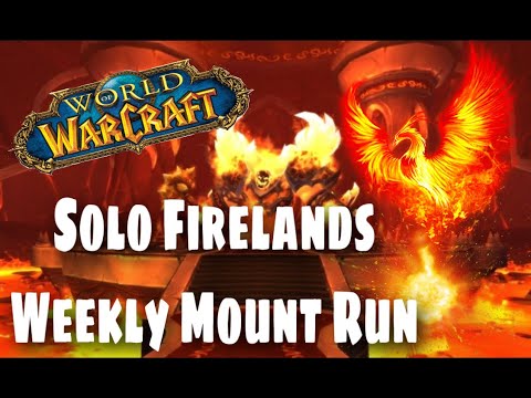 Solo Mount Farming Firelands Full Raid Run / No Commentary