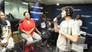 Lil Dicky Performs &quot;Lemme Freak&quot; in Heather B and Tracy G Lap Live In Studio for Concert Series