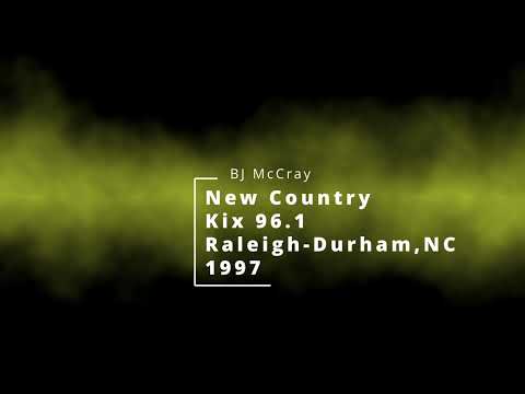 New Country Kix 96.1 - BJ McCray's Final Shift (Fall, 1997)