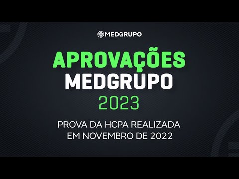 Aprovações MEDGRUPO 2023 - HCPA