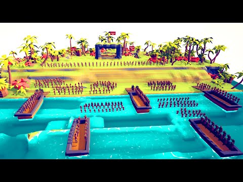 300x SOVIET ARMY ATTACK JAPAN BASE - Totally Accurate Battle Simulator TABS