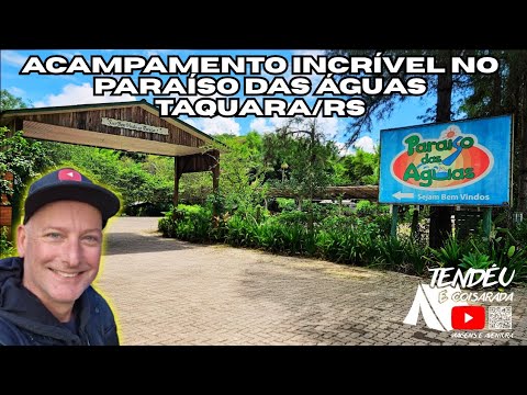 TENDÉUFLIX | PARAÍSO DAS ÁGUAS | Taquara/RS – Camping completo: piscinas, animais e muita natureza