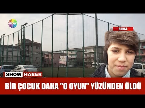 Bir çocuk daha "O oyun" yüzünden öldü!