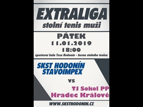 EXTRALIGA STOLNÍ TENIS - SKST Hodonín - STAVOIMPEX vs TJ Sokol PP Hradec Králové 2 Lunatour.cz