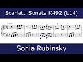 Domenico Scarlatti - Sonata in D major K492 (Sonia Rubinsky)
