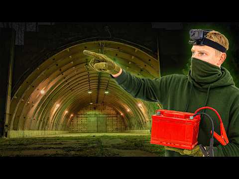 WŁĄCZYLIŚMY PRĄD W OPUSZCZONYCH HANGARACH W LESIE – URBEX NOCĄ